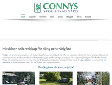 Tablet Screenshot of connysskog.se